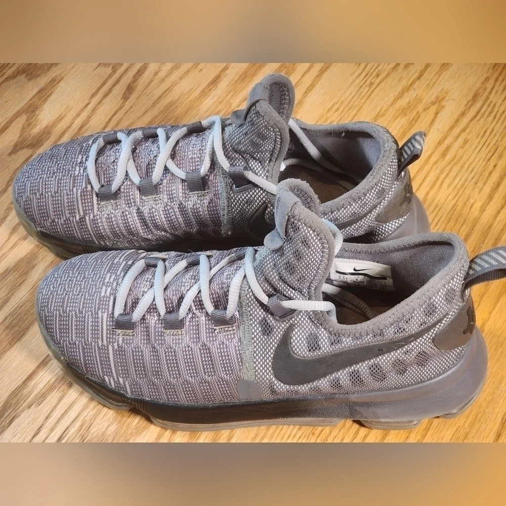 Nike Air Zoom KD Battle Grey Kevin Durant Shoes Sneakers Basketball 6.5YKD9 Gray